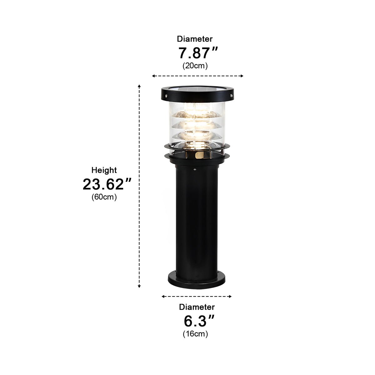 Modern Outdoor Light – Black or Bronze, Waterproof and Energy-Efficient for the Garden or Patio