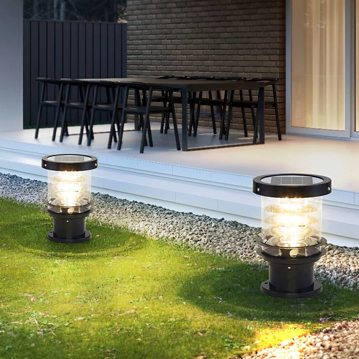 Modern Outdoor Light – Black or Bronze, Waterproof and Energy-Efficient for the Garden or Patio