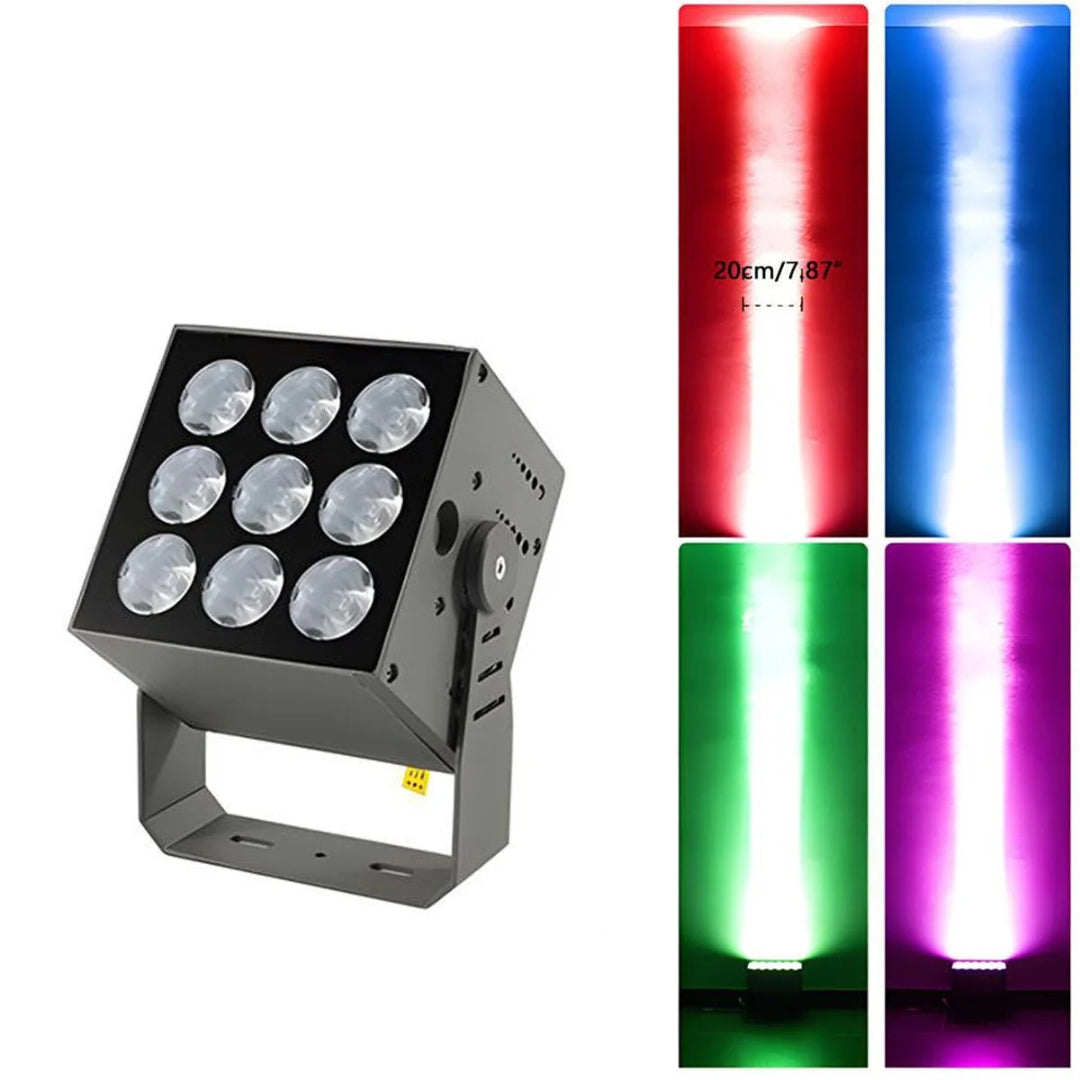 Waterproof LED Wall Sconce – Gray, Industrial Design for the Garden or Patio