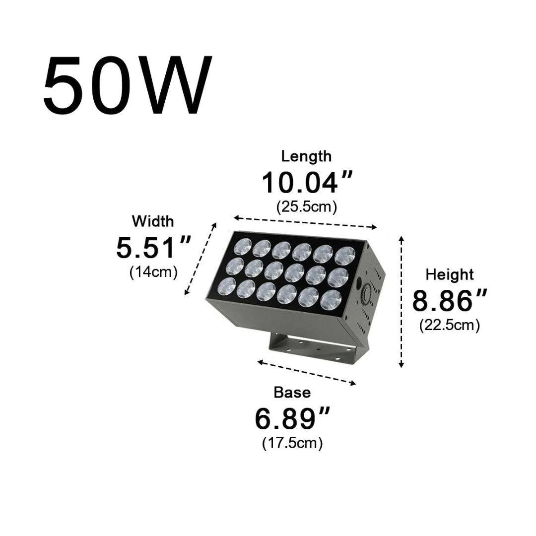 Waterproof LED Wall Sconce – Gray, Industrial Design for the Garden or Patio