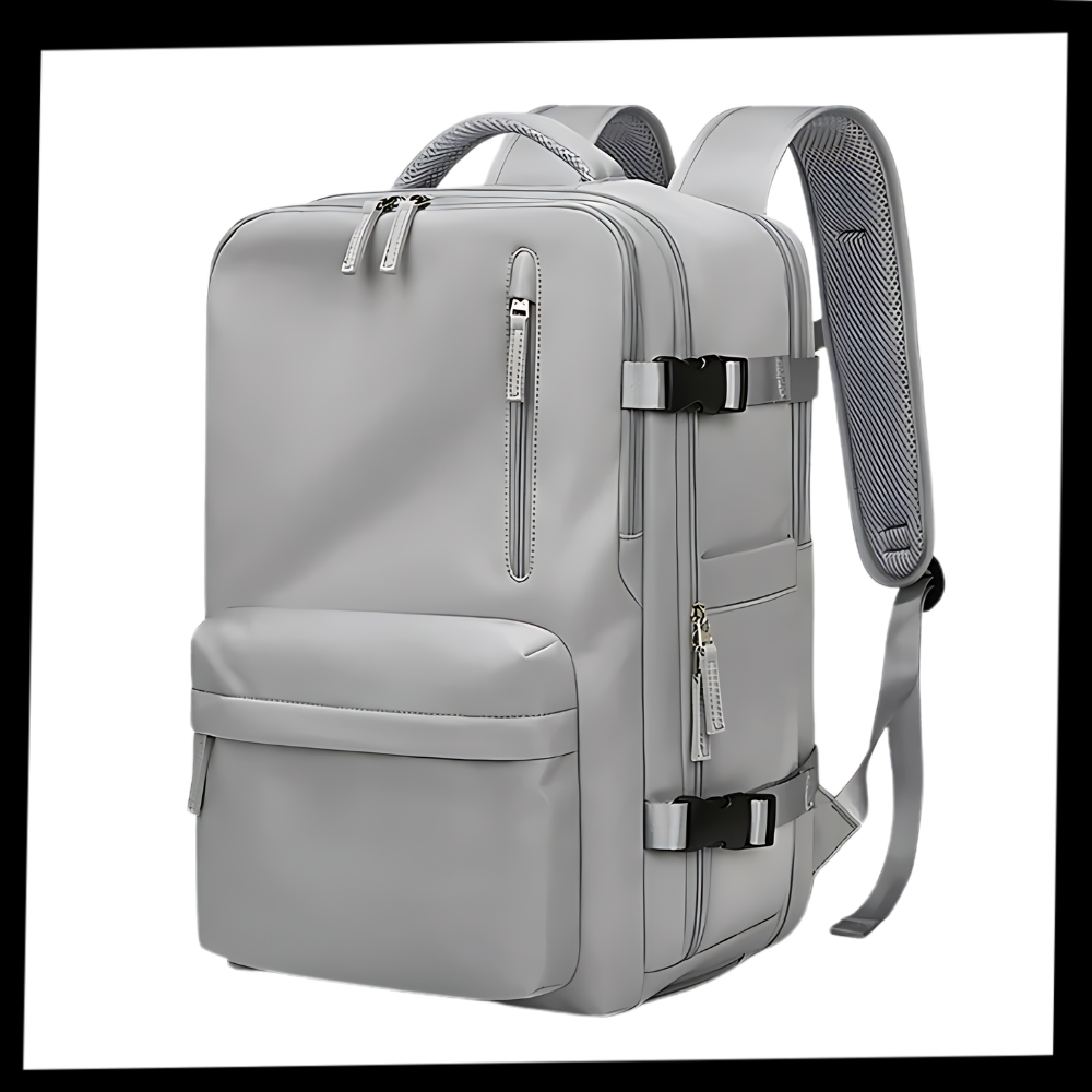 Reisrugzak – Waterafstotend nylon, 35 liter, met USB-poort en schoenenvak, voor dagelijks gebruik en avonturen