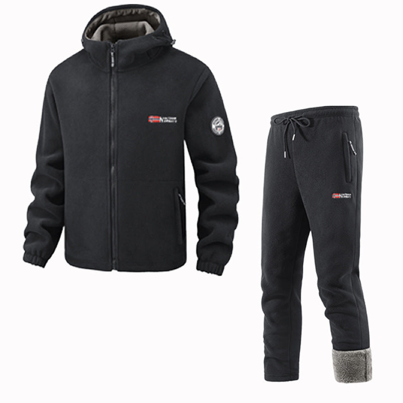 Ensemble Femme Polaire Veste et Pantalon de Jogging