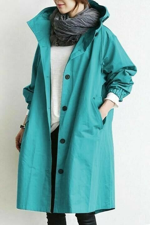 Veste Coupe-Vent Femme Imperméable et Pliable à Capuche