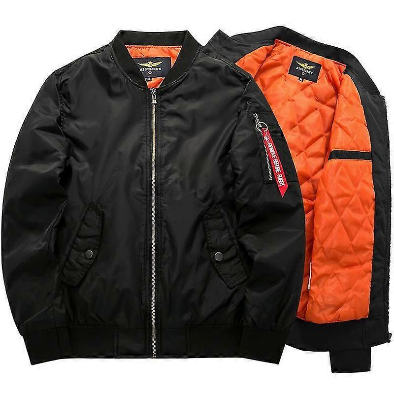Blouson Bomber Homme Matelassé Doublé Zippé à Poches