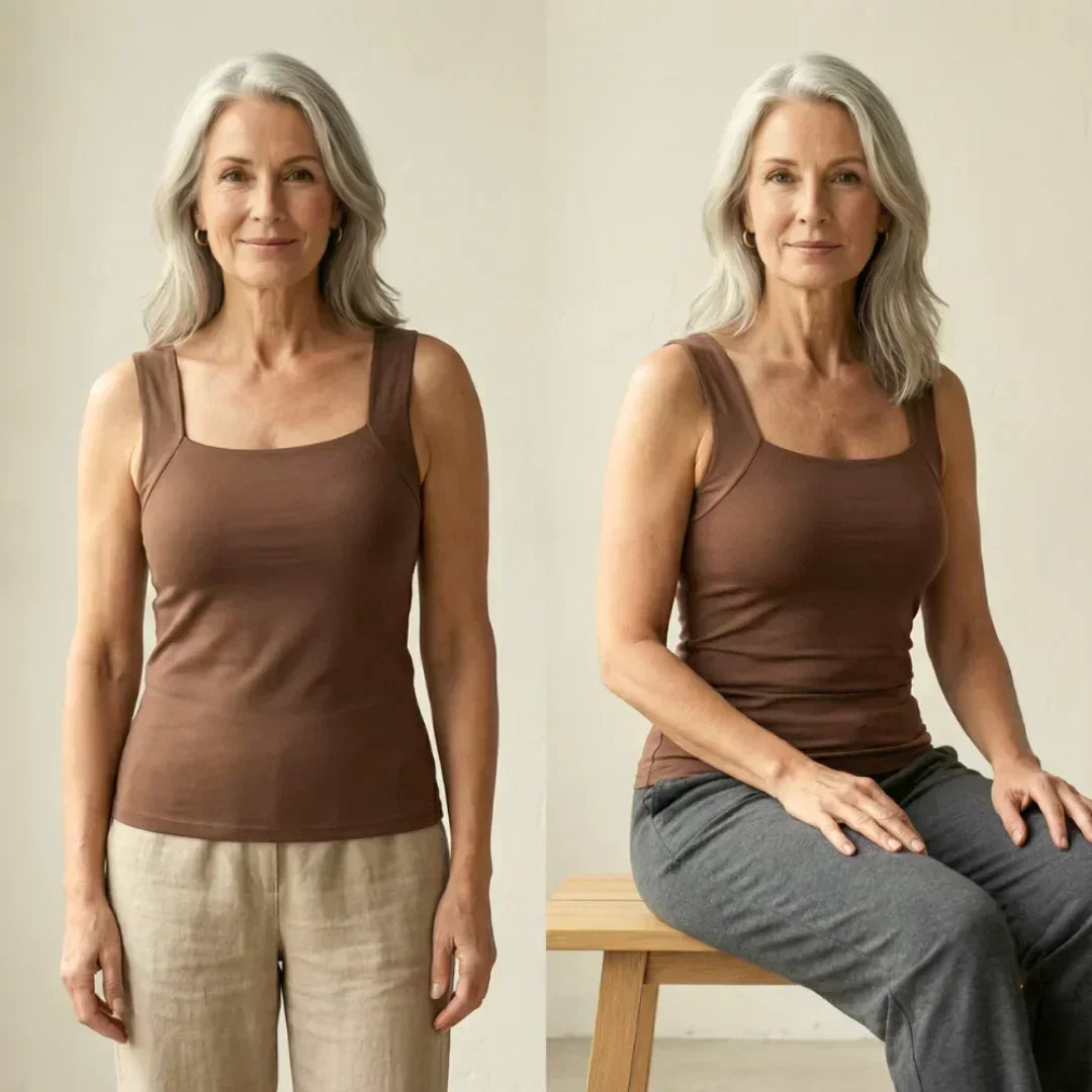 Débardeur Femme à Soutien-Gorge Intégré - Haut Confort Quotidien