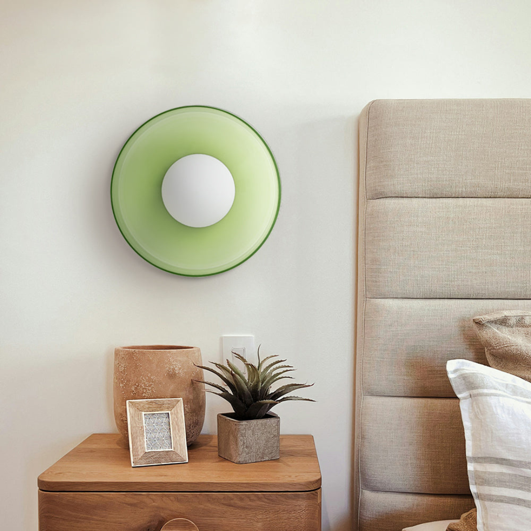 Modern LED Ceiling Light – Glass, Dimmable Lighting for the Living Room, Bedroom, or Office