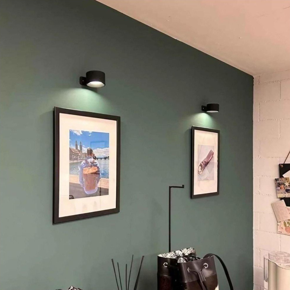 Applique murale rechargeable – Design cylindrique, sans fil avec télécommande pour chambre ou salon