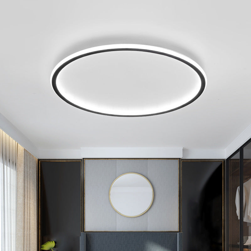 Plafonnier Rond Scandinave LED - Suspension Minimaliste