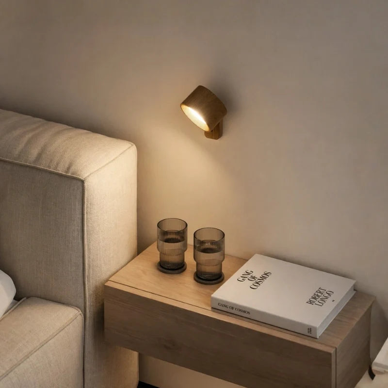 Lampe Murale Sans Fil Rechargeable à LED 360° Magnétique