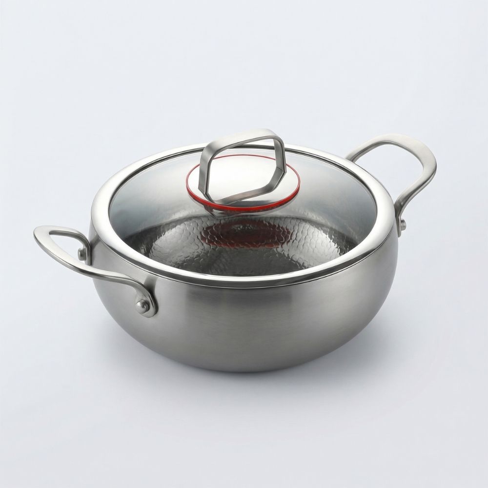 Faitout en Titane Profond pour Cuisine, avec Couvercle Optionnel