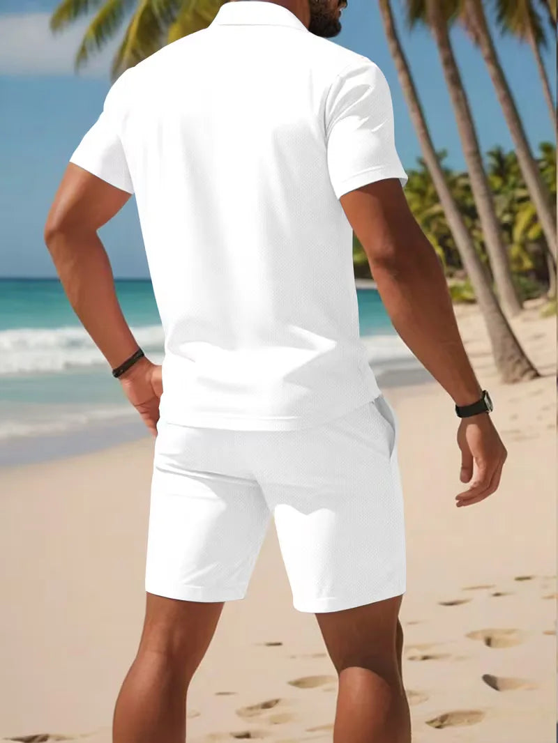 Ensemble Homme Polo et Short Léger d'Été