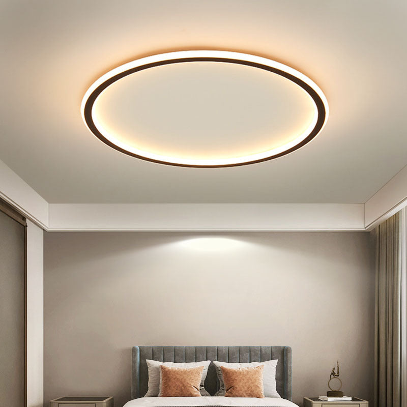 Plafonnier Rond Scandinave LED - Suspension Minimaliste