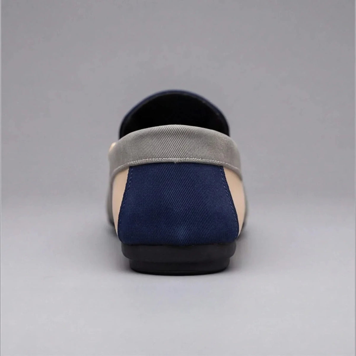 Mocassins Homme en Toile Patchwork, Semelle Confort