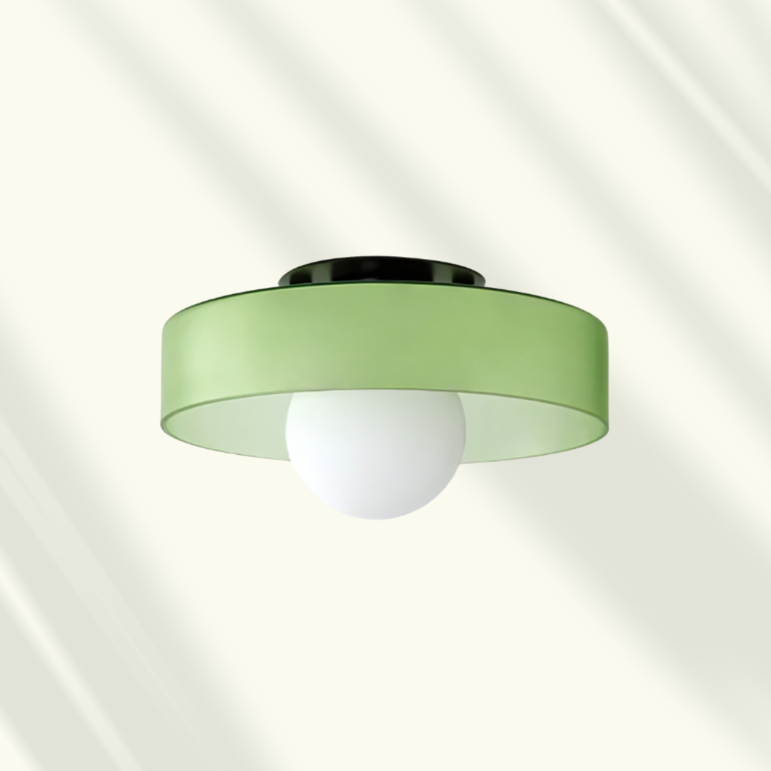 Modern LED Ceiling Light – Glass, Dimmable Lighting for the Living Room, Bedroom, or Office