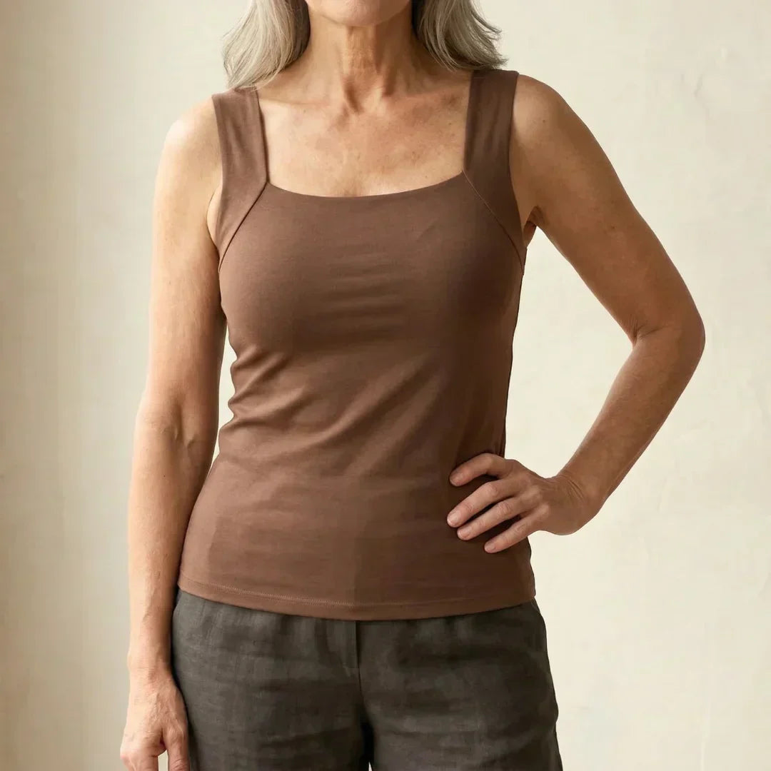 Débardeur Femme à Soutien-Gorge Intégré - Haut Confort Quotidien