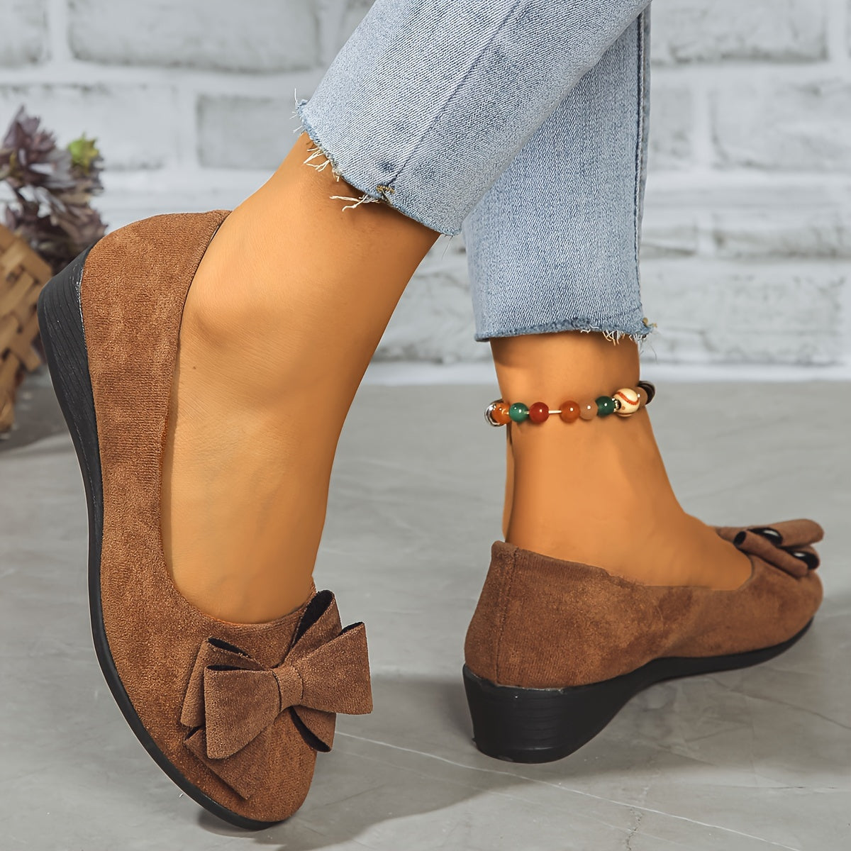 Chaussures Plates Orthopédiques Femme - Nœud Chic et Semelle Confort
