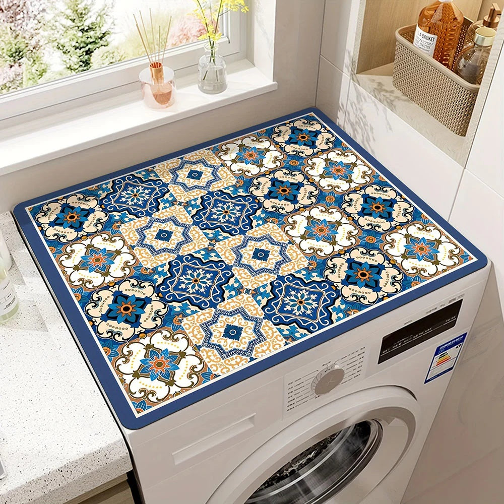 Microfiber appliance mats – Bohemian style, dust and stain protection for the kitchen or home
