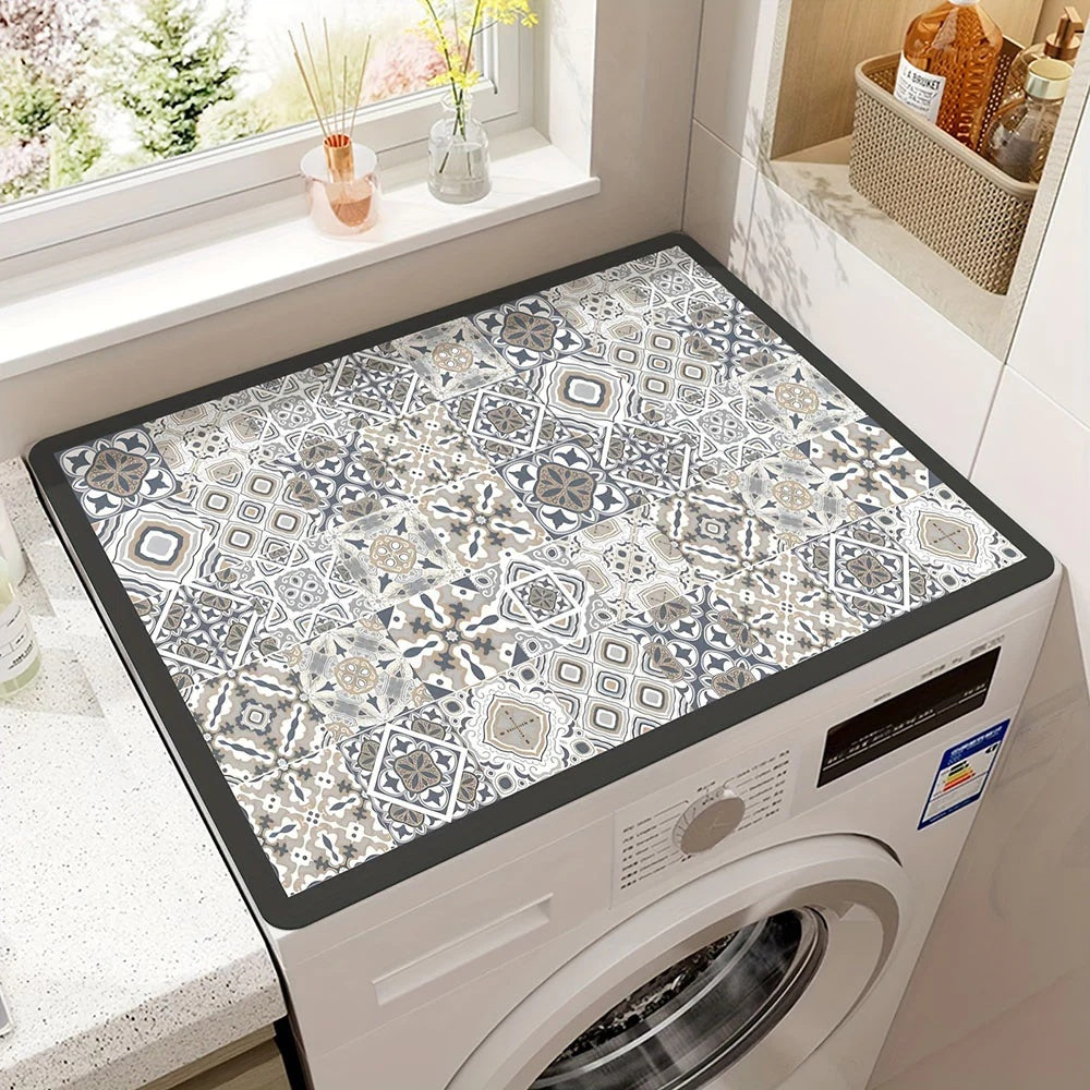 Microfiber appliance mats – Bohemian style, dust and stain protection for the kitchen or home