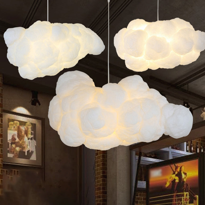 Witte Wolken Hanglamp Voor Slaapkamer - CloudGlow