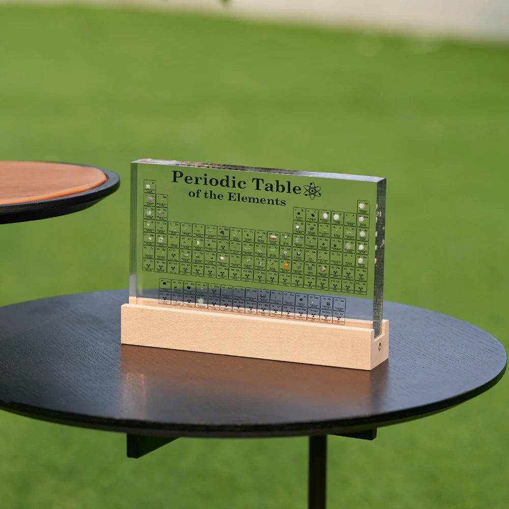 Acrylic Periodic Table – 83 Real Elements with Lighting for Educational Decor and Interior Accents