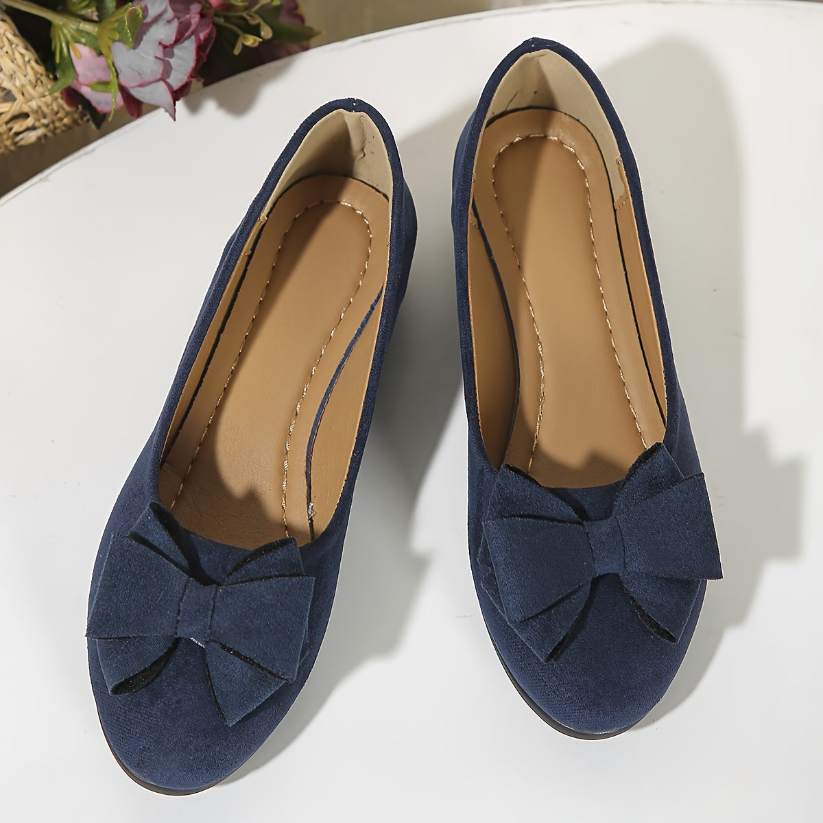 Chaussures Plates Orthopédiques Femme - Nœud Chic et Semelle Confort