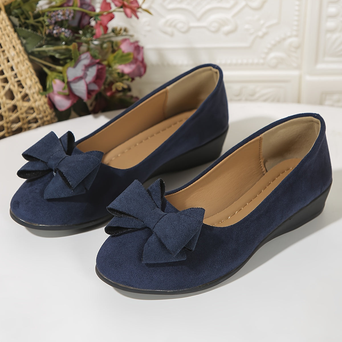 Chaussures Plates Orthopédiques Femme - Nœud Chic et Semelle Confort