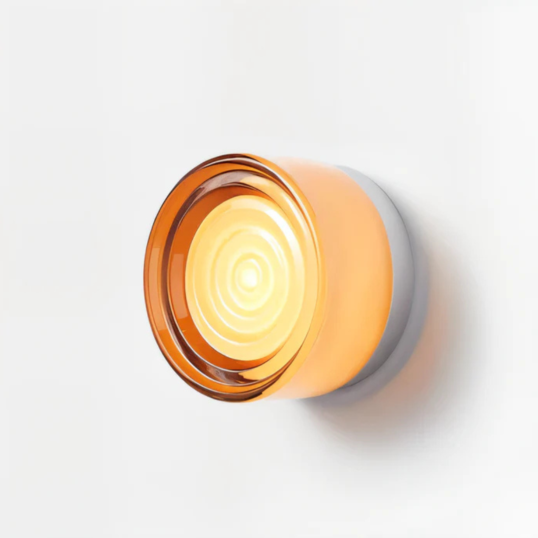 Applique murale – Verre et Fer, Design Scandinave pour Salon ou Chambre