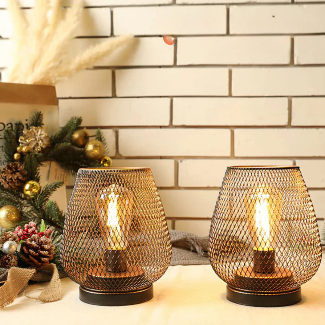Lampe de Table LED Sans Fil Portable en Métal