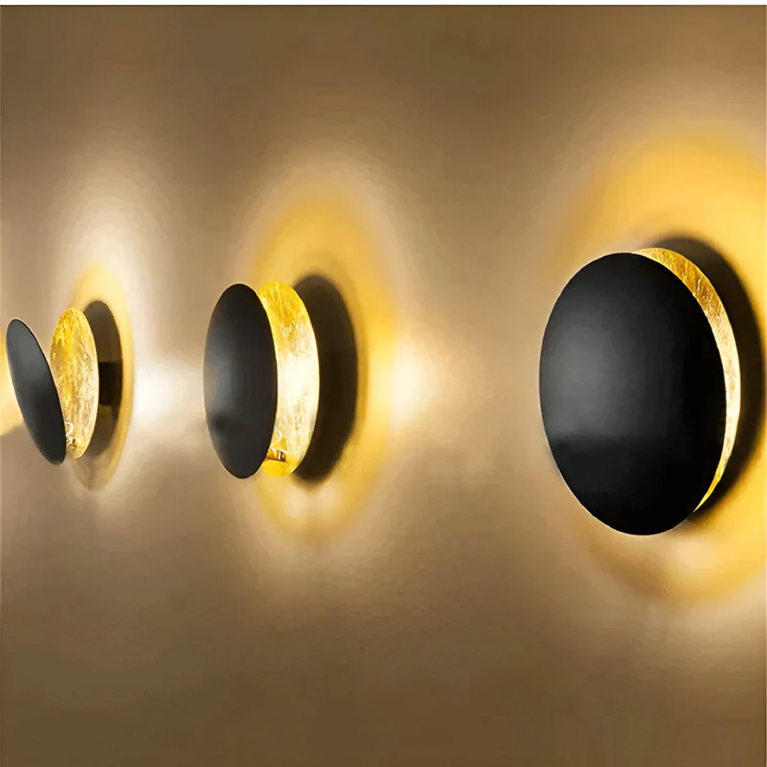 Applique Murale LED Rotative 360° en Métal - Lumière Blanc Chaud
