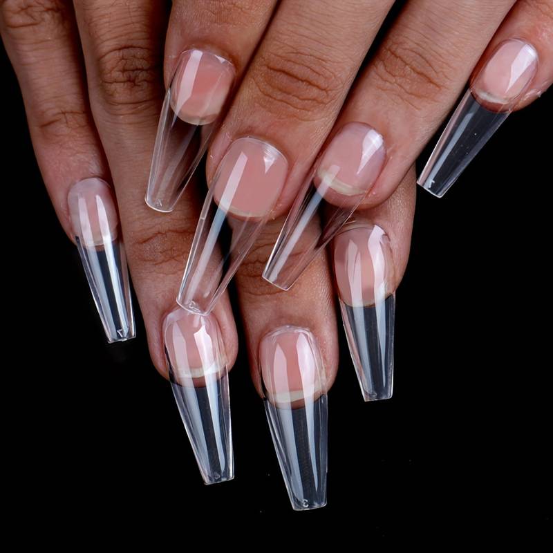 Capsules d'Ongles pour Poudre Dip - Formes Coffin, Carrée ou Amande