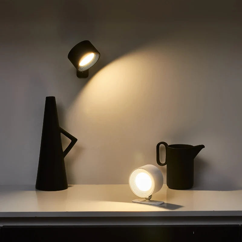 Lampe Murale Sans Fil Rechargeable à LED 360° Magnétique
