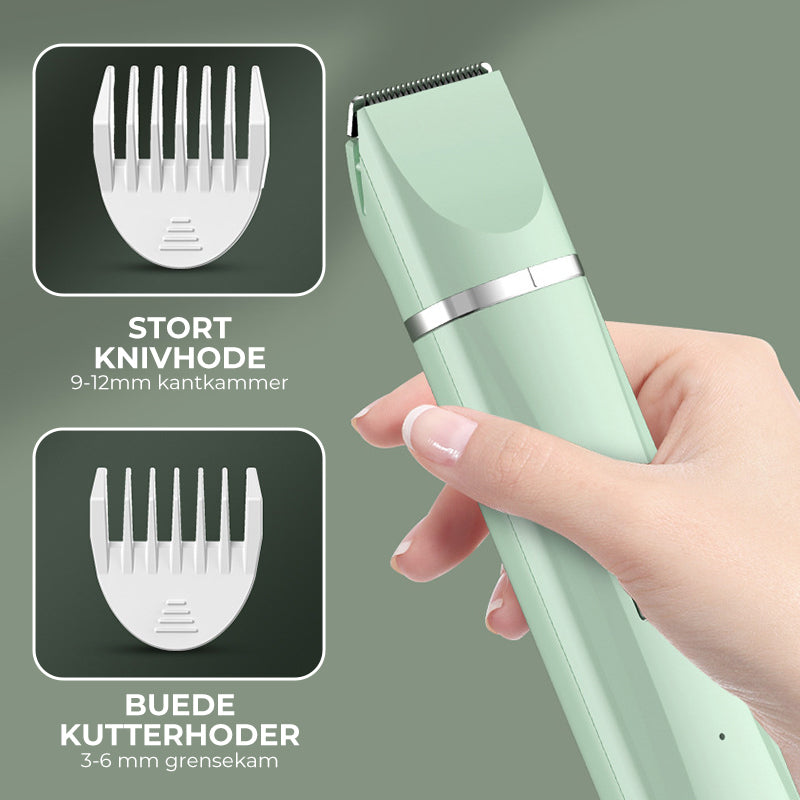 Cordless Pet Clipper – 4-in-1 Grooming Kit for Dogs and Cats with Interchangeable Accessories