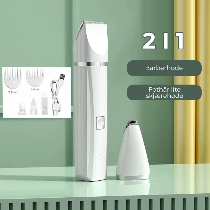 Cordless Pet Clipper – 4-in-1 Grooming Kit for Dogs and Cats with Interchangeable Accessories