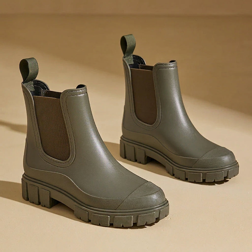 Bottes de Pluie Femme Semelle Antidérapante – Bottes Étanches Chic