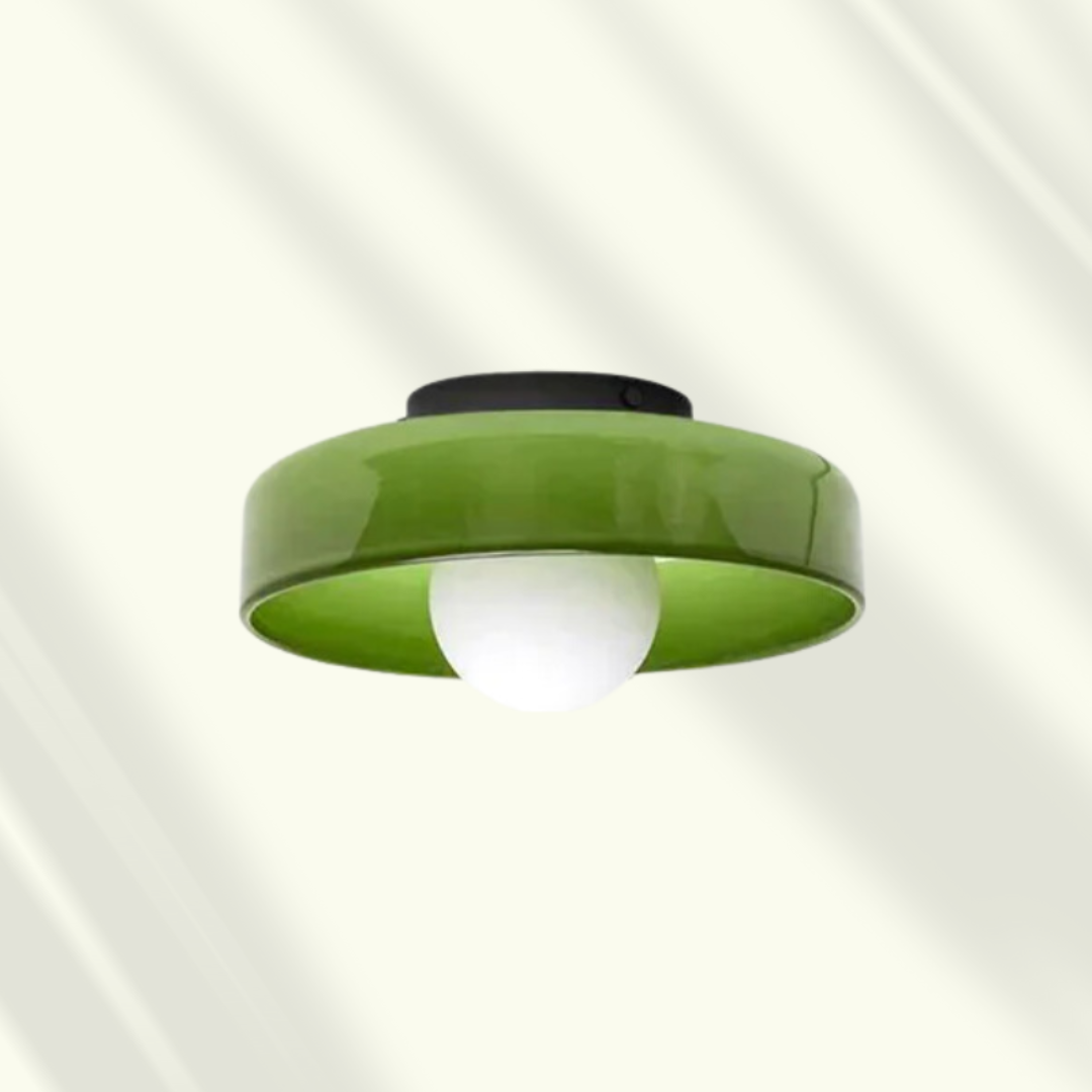 Modern LED Ceiling Light – Glass, Dimmable Lighting for the Living Room, Bedroom, or Office