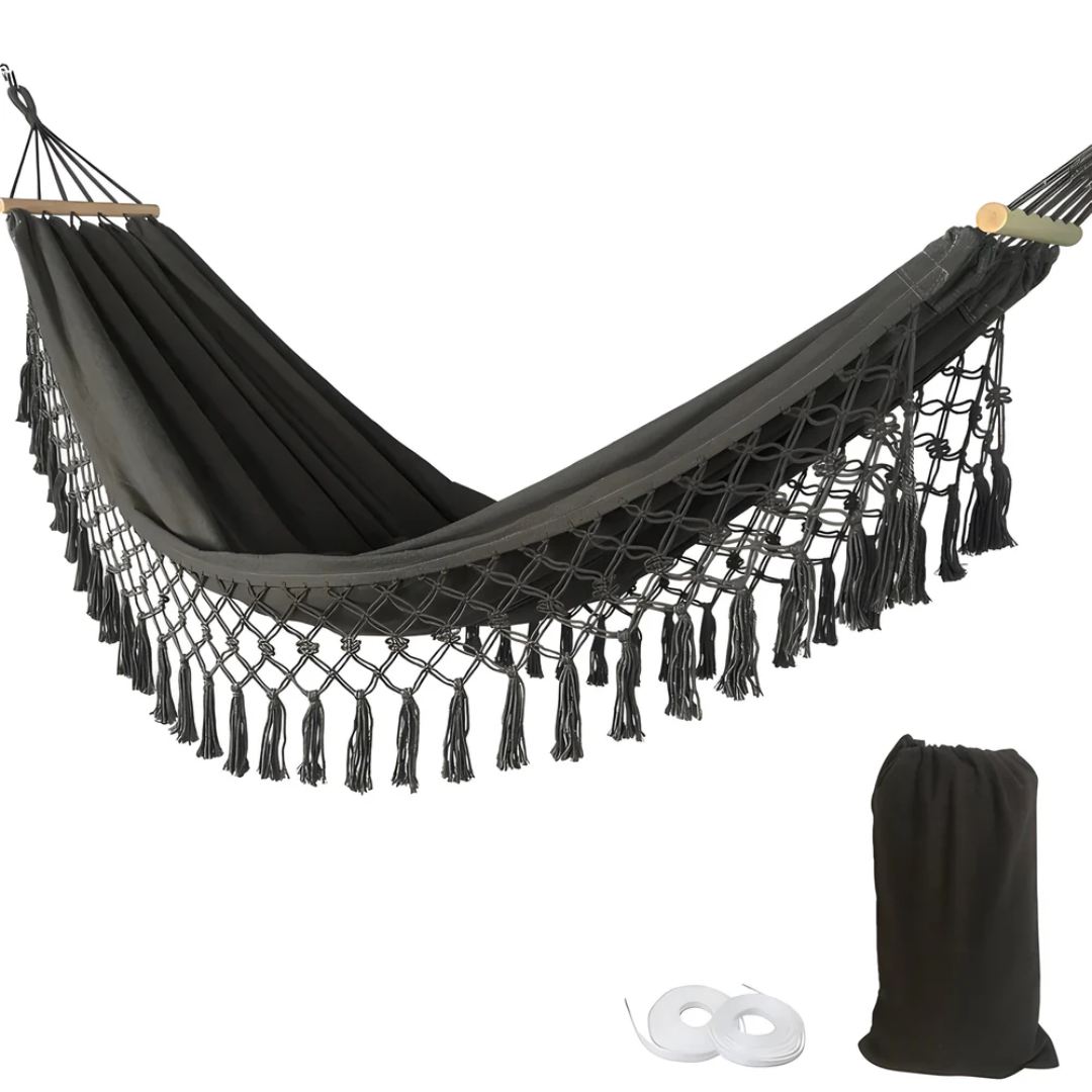 Hammock – Cotton blend, bohemian style for the garden or balcony