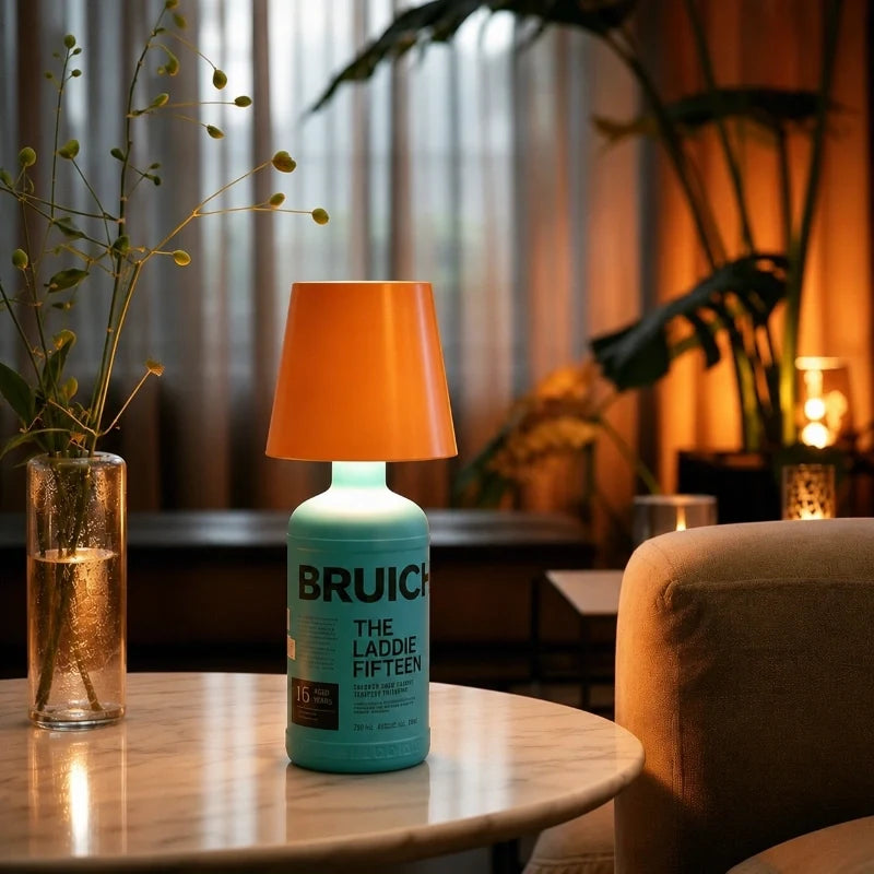 Lampe Sans Fil Rechargeable pour Bouteille - Éclairage LED 3 Tons