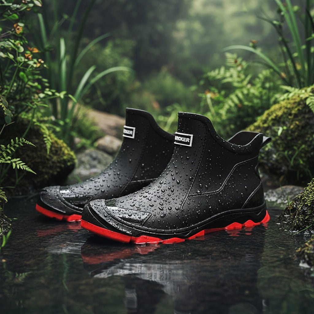Bottes de Pluie en Caoutchouc Imperméables Unisexes
