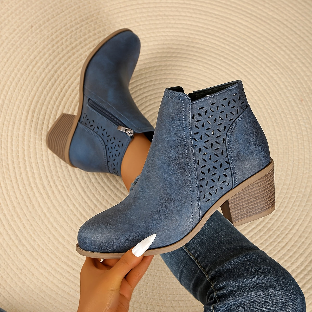 Bottines Orthopédiques Femme Confort Semelle Antidérapante