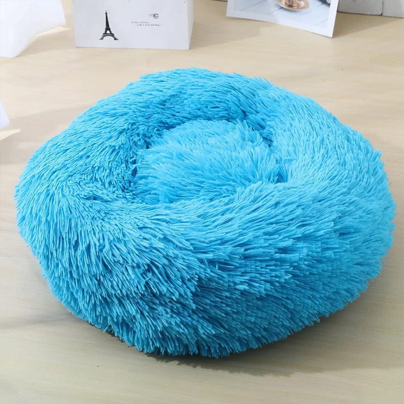 Dog Bed – Soft Faux Fur in Neutral Tones for a Soothing Sleeping Space for Small Dogs or Cats