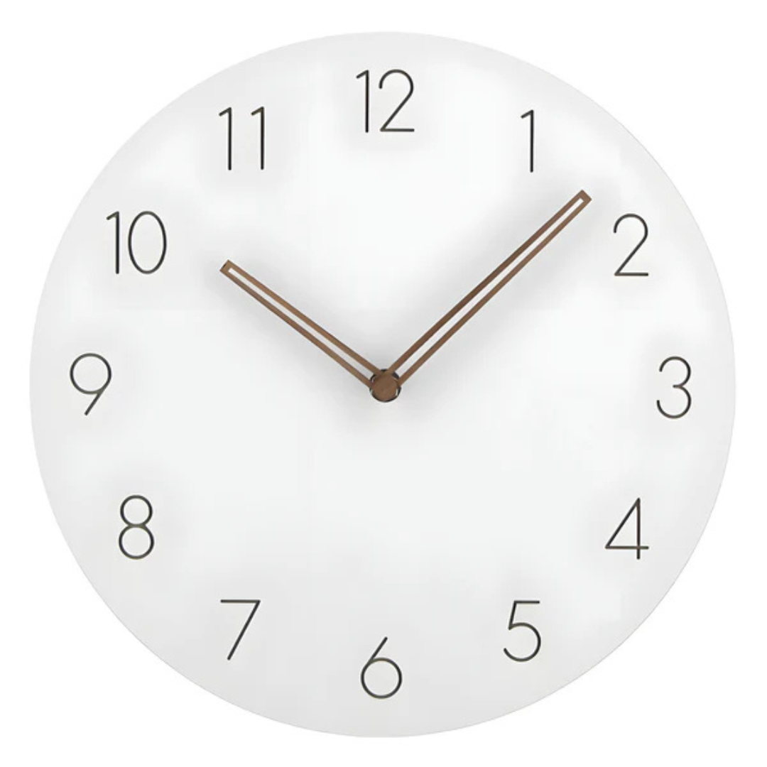 Wooden Wall Clock – Minimalist Natural Design for the Living Room or Bedroom