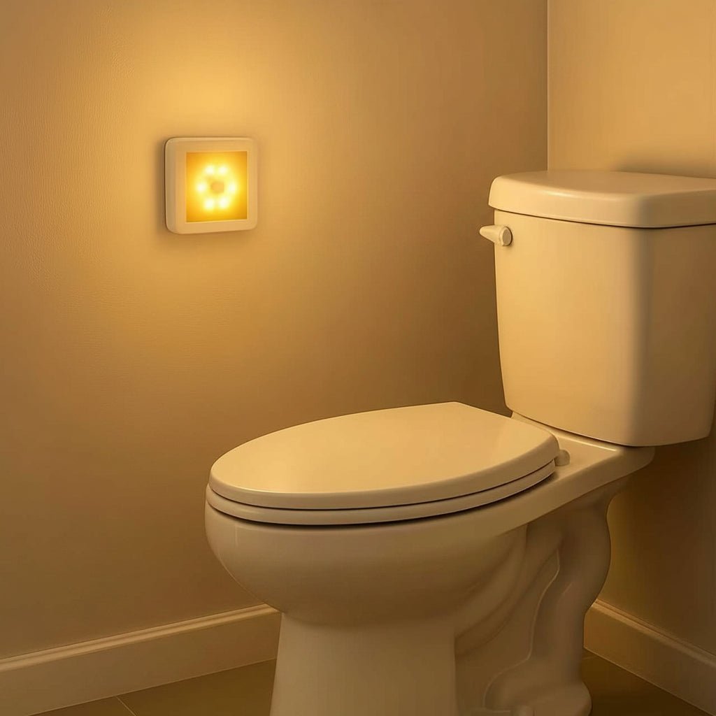 Motion-Sensor Wall Sconce – White, Modern Minimalist Design for the Hallway or Bedroom