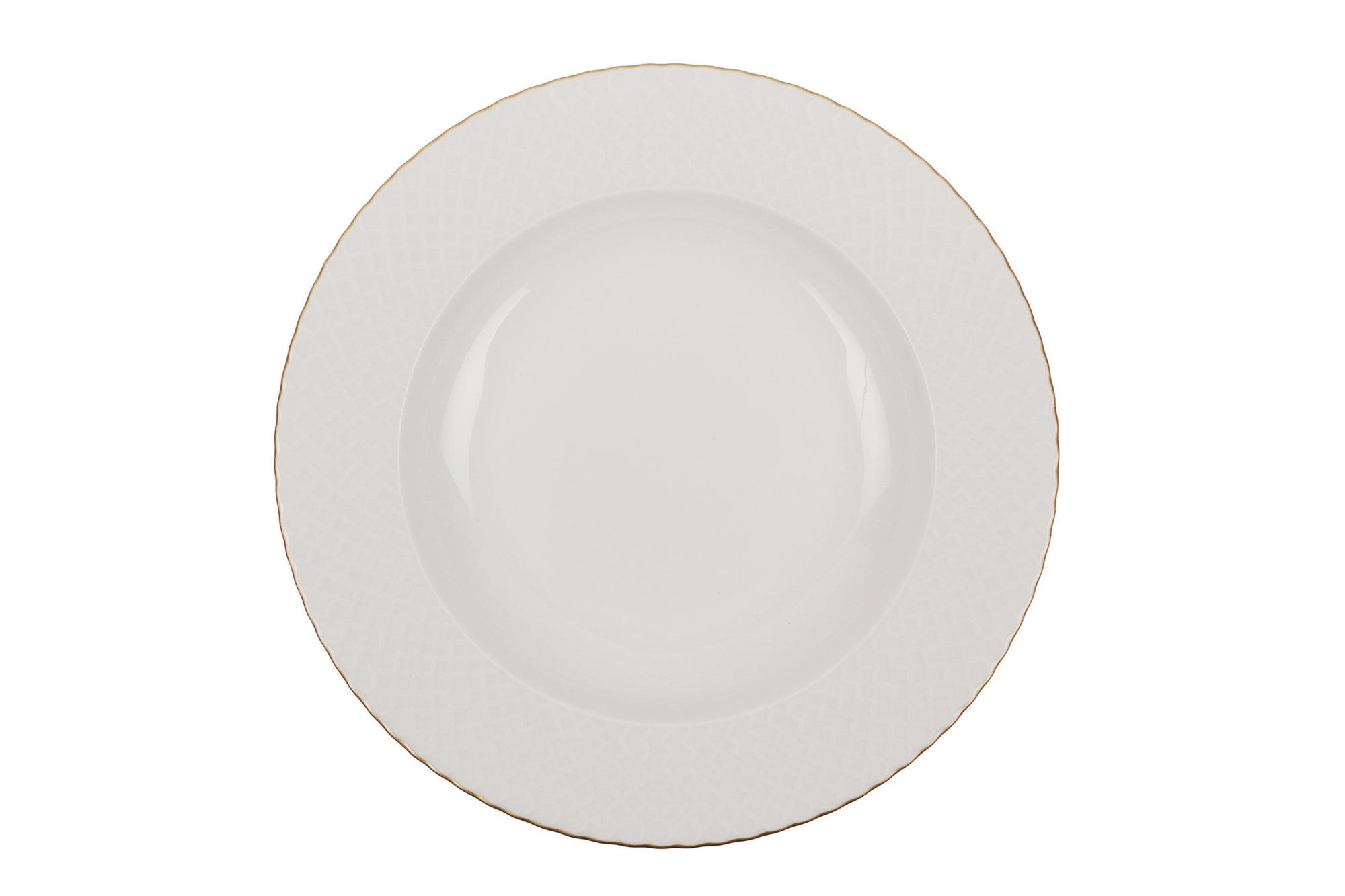 Juego de vajilla de porcelana – Blanco con detalles dorados, 24 piezas para 6 comensales, diseño moderno para la mesa del comedor