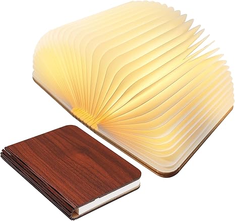 Lampe Livre LED Rechargeable en Forme de Livre Ouvert