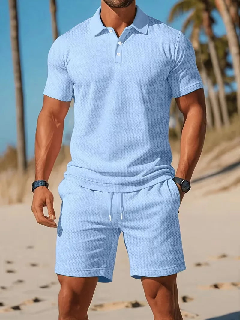 Ensemble Homme Polo et Short Léger d'Été