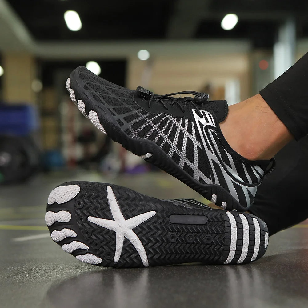Chaussures Aquatiques Unisexes Semelle Antidérapante en Mesh Séchage Rapide