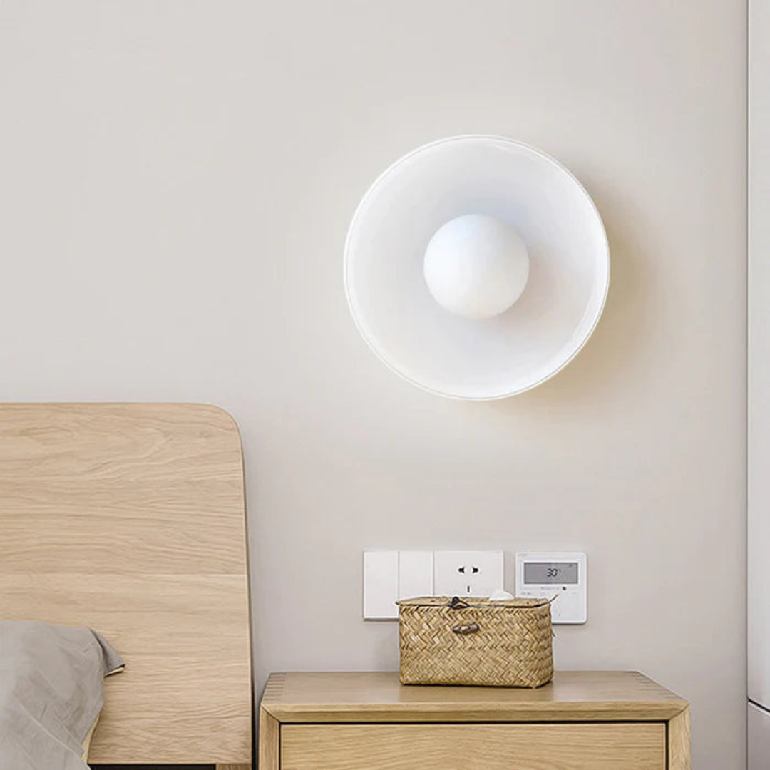 Modern LED Ceiling Light – Glass, Dimmable Lighting for the Living Room, Bedroom, or Office
