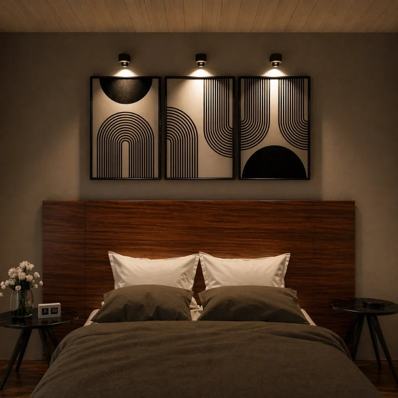 Lampe Murale Sans Fil Rechargeable à LED 360° Magnétique