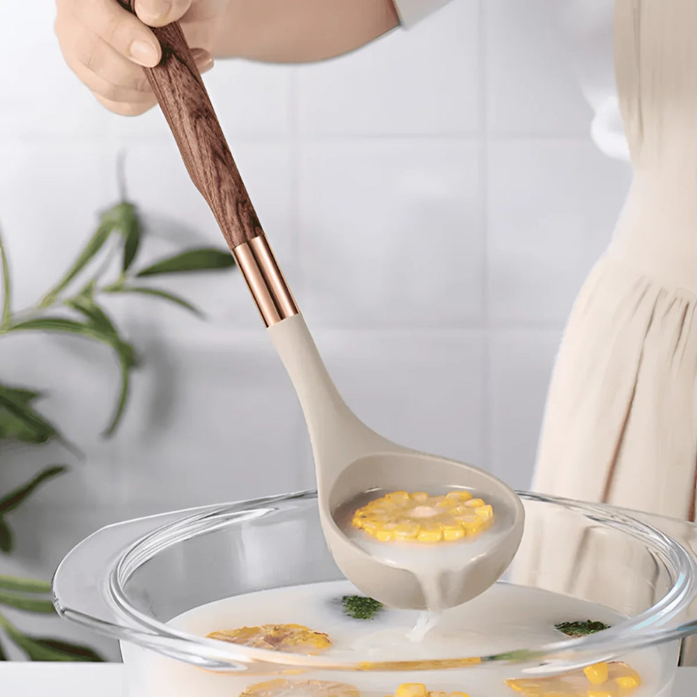 Silicone Kitchen Utensil Set – 10-Piece, Heat-Resistant and Ergonomic for the Modern Kitchen
