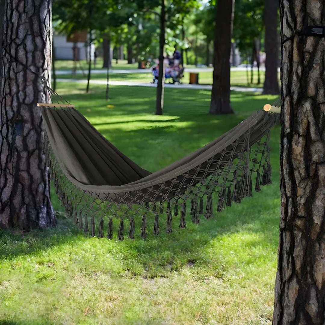 Hammock – Cotton blend, bohemian style for the garden or balcony